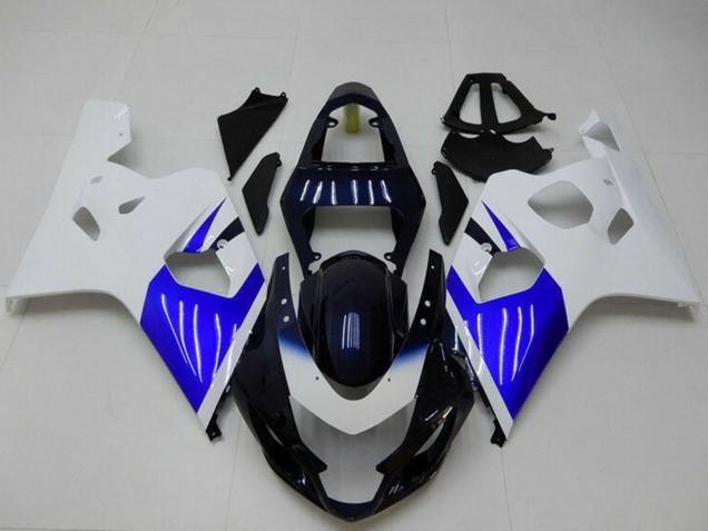 Preisgünstige Suzuki GSXR 600/750 Motorrad Verkleidung 2004-2005 - Weiss Blau Schwarz
