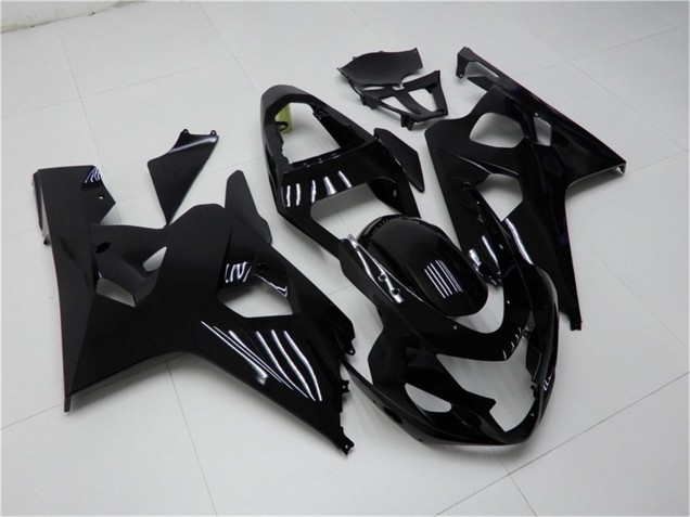 Preisgünstige Suzuki GSXR 600/750 Motorrad Verkleidung 2004-2005 - Glanzendes Schwarz