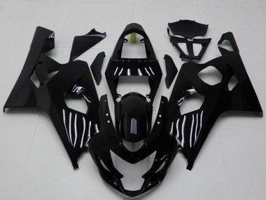 Preisgünstige Suzuki GSXR 600/750 Motorrad Verkleidung 2004-2005 - Glanzendes Schwarz
