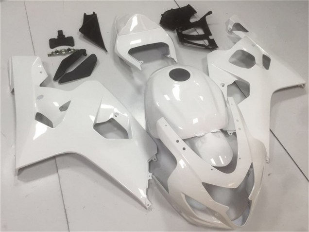 Preisgünstige Suzuki GSXR 600/750 Motorrad Verkleidung 2004-2005 - Glanzendes Weiss