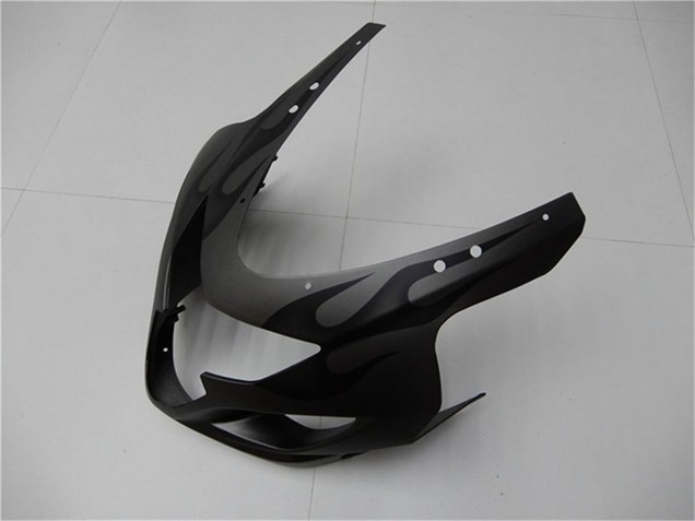Preisgünstige Suzuki GSXR 600/750 Motorrad Verkleidung 2004-2005 - Grau Schwarz Flamme