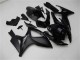 Preisgünstige Suzuki GSXR 600/750 Motorrad Verkleidung 2006-2007 - Matt Schwarz Glanzendes Schwarz