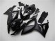 Preisgünstige Suzuki GSXR 600/750 Motorrad Verkleidung 2006-2007 - Matt Schwarz Glanzendes Schwarz