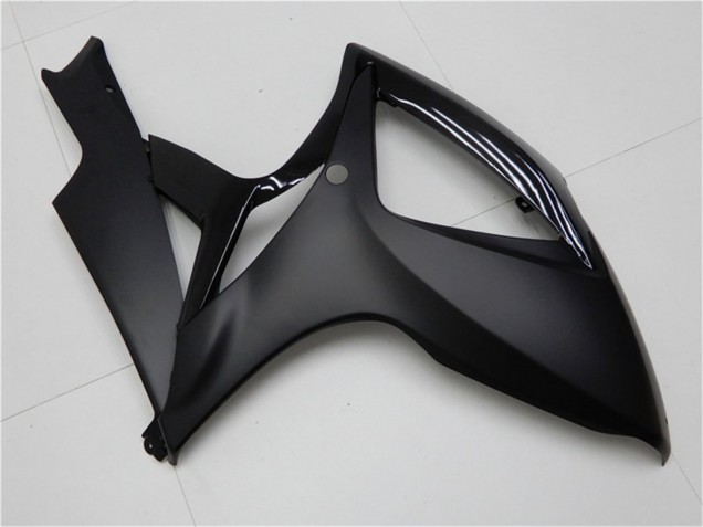 Preisgünstige Suzuki GSXR 600/750 Motorrad Verkleidung 2006-2007 - Matt Schwarz Glanzendes Schwarz