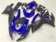 Preisgünstige Suzuki GSXR 600/750 Motorrad Verkleidung 2006-2007 - Blau Matt Schwarz