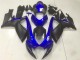 Preisgünstige Suzuki GSXR 600/750 Motorrad Verkleidung 2006-2007 - Blau Matt Schwarz