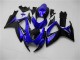 Preisgünstige Suzuki GSXR 600/750 Motorrad Verkleidung 2006-2007 - Blau Glanzendes Schwarz