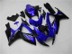Preisgünstige Suzuki GSXR 600/750 Motorrad Verkleidung 2006-2007 - Blau Glanzendes Schwarz