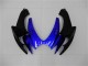 Preisgünstige Suzuki GSXR 600/750 Motorrad Verkleidung 2006-2007 - Blau Glanzendes Schwarz