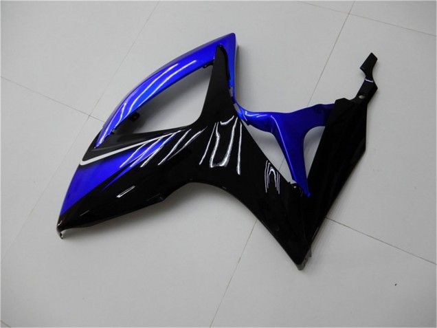 Preisgünstige Suzuki GSXR 600/750 Motorrad Verkleidung 2006-2007 - Blau Glanzendes Schwarz