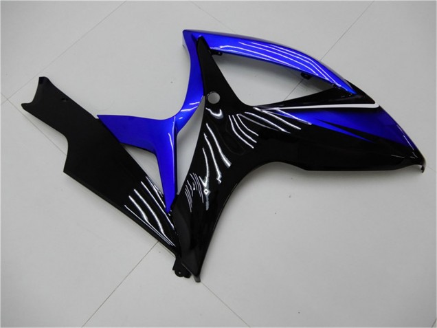 Preisgünstige Suzuki GSXR 600/750 Motorrad Verkleidung 2006-2007 - Blau Glanzendes Schwarz