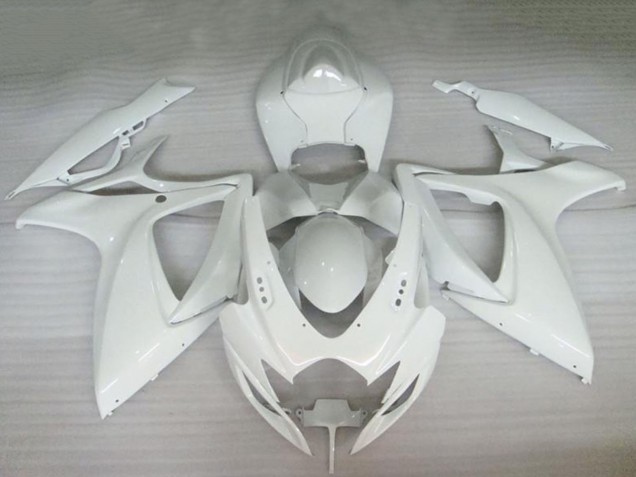 Preisgünstige Suzuki GSXR 600/750 Motorrad Verkleidung 2006-2007 - Perl Weiss