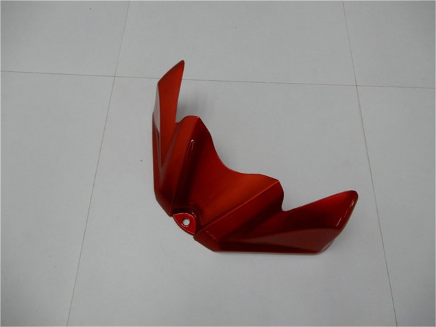 Preisgünstige Suzuki GSXR 600/750 Motorrad Verkleidung 2008-2010 - Orange Grau Glanzendes Schwarz