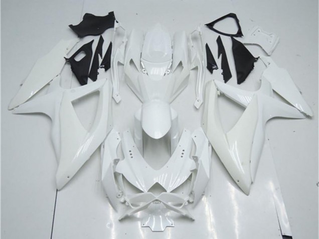 Preisgünstige Suzuki GSXR 600/750 Motorrad Verkleidung 2008-2010 - Weiss