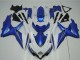 Preisgünstige Suzuki GSXR 600/750 Motorrad Verkleidung 2008-2010 - Weiss Blau