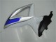 Preisgünstige Suzuki GSXR 600/750 Motorrad Verkleidung 2008-2010 - Silber Weiss Blau Schwarz