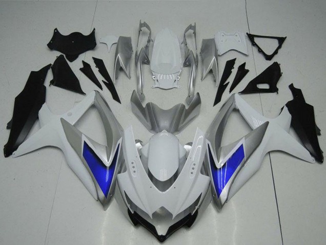 Preisgünstige Suzuki GSXR 600/750 Motorrad Verkleidung 2008-2010 - Silber Weiss Blau Schwarz