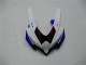 Preisgünstige Suzuki GSXR 600/750 Motorrad Verkleidung 2008-2010 - Weiss Blau Schwarz Rot Linie