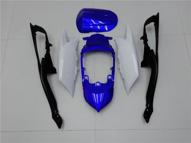 Preisgünstige Suzuki GSXR 600/750 Motorrad Verkleidung 2008-2010 - Weiss Blau Schwarz Rot Linie