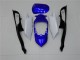 Preisgünstige Suzuki GSXR 600/750 Motorrad Verkleidung 2008-2010 - Weiss Blau Schwarz Rot Linie