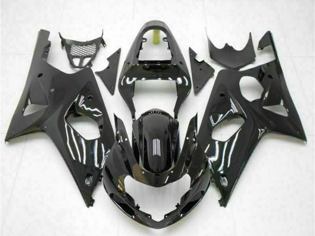 Preisgünstige Suzuki GSXR 1000 Motorrad Verkleidung 2000-2002 - Glanzendes Schwarz