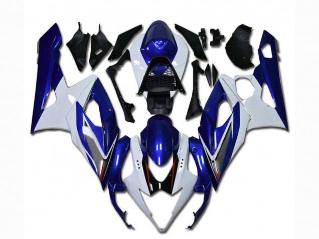 Preisgünstige Suzuki GSXR 1000 Motorrad Verkleidung 2005-2006 - Weiss Blau