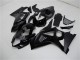 Preisgünstige Suzuki GSXR 1000 Motorrad Verkleidung 2007-2008 - Glanzendes Schwarz Matt Schwarz Kein Aufkleber