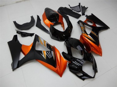 Preisgünstige Suzuki GSXR 1000 Motorrad Verkleidung 2007-2008 - Orange Schwarz