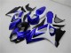 Preisgünstige Suzuki GSXR 1000 Motorrad Verkleidung 2007-2008 - Weiss Blau Schwarz Kein Aufkleber