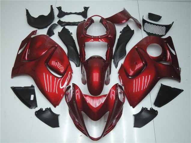 Preisgünstige Suzuki GSXR 1300 Hayabusa Motorrad Verkleidung 2008-2020 - Bonbon Rot
