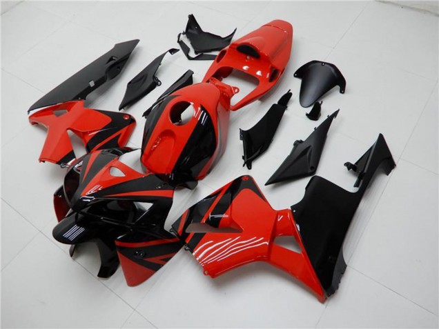 Preisgünstige Honda CBR600RR Abs Verkleidungen 2005-2006 - Rot Schwarz
