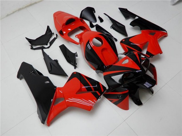 Preisgünstige Honda CBR600RR Abs Verkleidungen 2005-2006 - Rot Schwarz