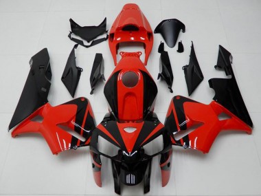 Preisgünstige Honda CBR600RR Abs Verkleidungen 2005-2006 - Rot Schwarz
