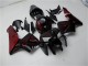 Preisgünstige Honda CBR600RR Motorrad Verkleidung Kit 2005-2006 - Glanzendes Schwarz Rot Flamme