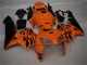 Preisgünstige Honda CBR600RR Motorrad Verkleidung 2005-2006 - Orange Schwarz Flamme