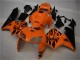 Preisgünstige Honda CBR600RR Motorrad Verkleidung 2005-2006 - Orange Schwarz Flamme