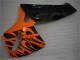 Preisgünstige Honda CBR600RR Motorrad Verkleidung 2005-2006 - Orange Schwarz Flamme