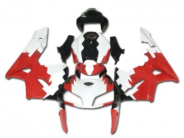 Preisgünstige Honda CBR600RR Motorrad Verkleidung 2005-2006 - Weiss Rot Schwarz