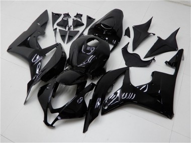 Preisgünstige Honda CBR600RR Motorrad Verkleidung 2007-2008 - Glanzendes Schwarz
