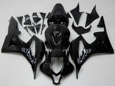 Preisgünstige Honda CBR600RR Motorrad Verkleidung 2007-2008 - Glanzendes Schwarz
