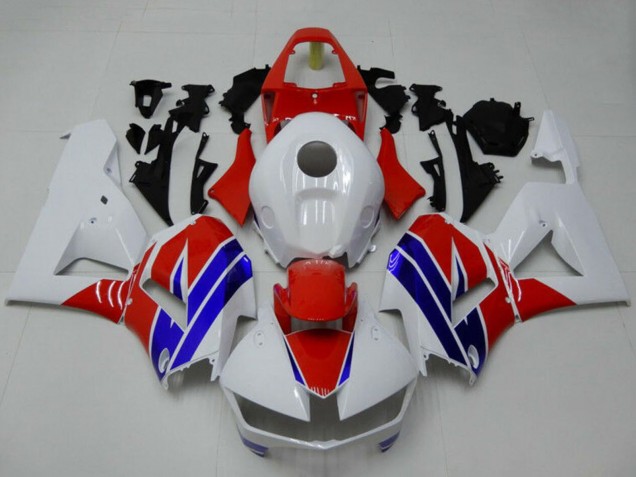 Preisgünstige Honda CBR600RR Motorrad Verkleidung 2013-2023 - Weiss Rot Blau