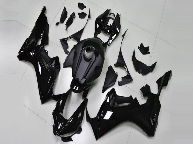 Preisgünstige Honda CBR1000RR Motorrad Verkleidung 2017-2023 - Glanzendes Schwarz Matt Schwarz