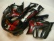 Preisgünstige Honda CBR600 F3 Motorrad Verkleidung 1995-1996 - Glanzendes Schwarz Rot Flamme