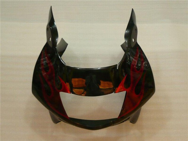 Preisgünstige Honda CBR600 F3 Motorrad Verkleidung 1995-1996 - Glanzendes Schwarz Rot Flamme