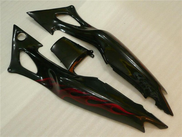 Preisgünstige Honda CBR600 F3 Motorrad Verkleidung 1995-1996 - Glanzendes Schwarz Rot Flamme
