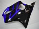 Preisgünstige Honda CBR600 F4i Motorrad Verkleidung Kit 2004-2007 - Blau Glanzendes Schwarz