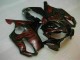 Preisgünstige Honda CBR600 F4i Motorrad Verkleidung 2004-2007 - Glanzendes Schwarz Rot Flamme