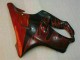 Preisgünstige Honda CBR600 F4i Motorrad Verkleidung 2004-2007 - Glanzendes Schwarz Rot Flamme