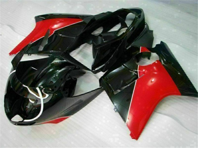 Preisgünstige Honda CBR1100XX Blackbird Motorrad Verkleidung 1996-2007 - Rot Glanzendes Schwarz