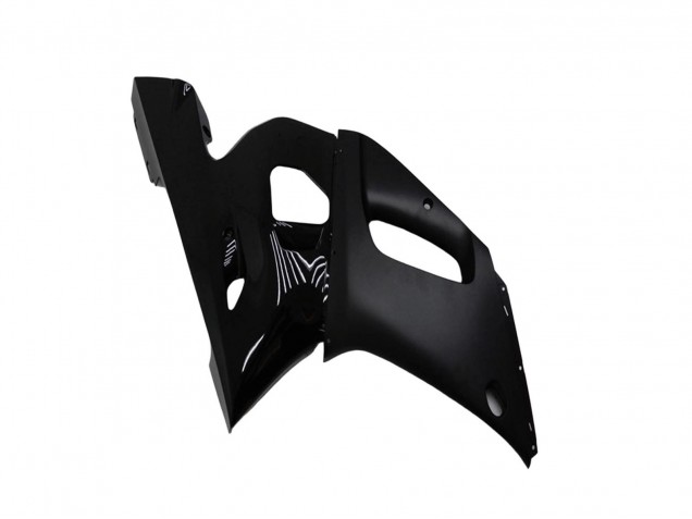 Preisgünstige Yamaha YZF R6 Motorrad Verkleidung 1998-2002 - Glanzendes Schwarz Matt Schwarz